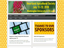 Tablet Screenshot of heartlandbees.org